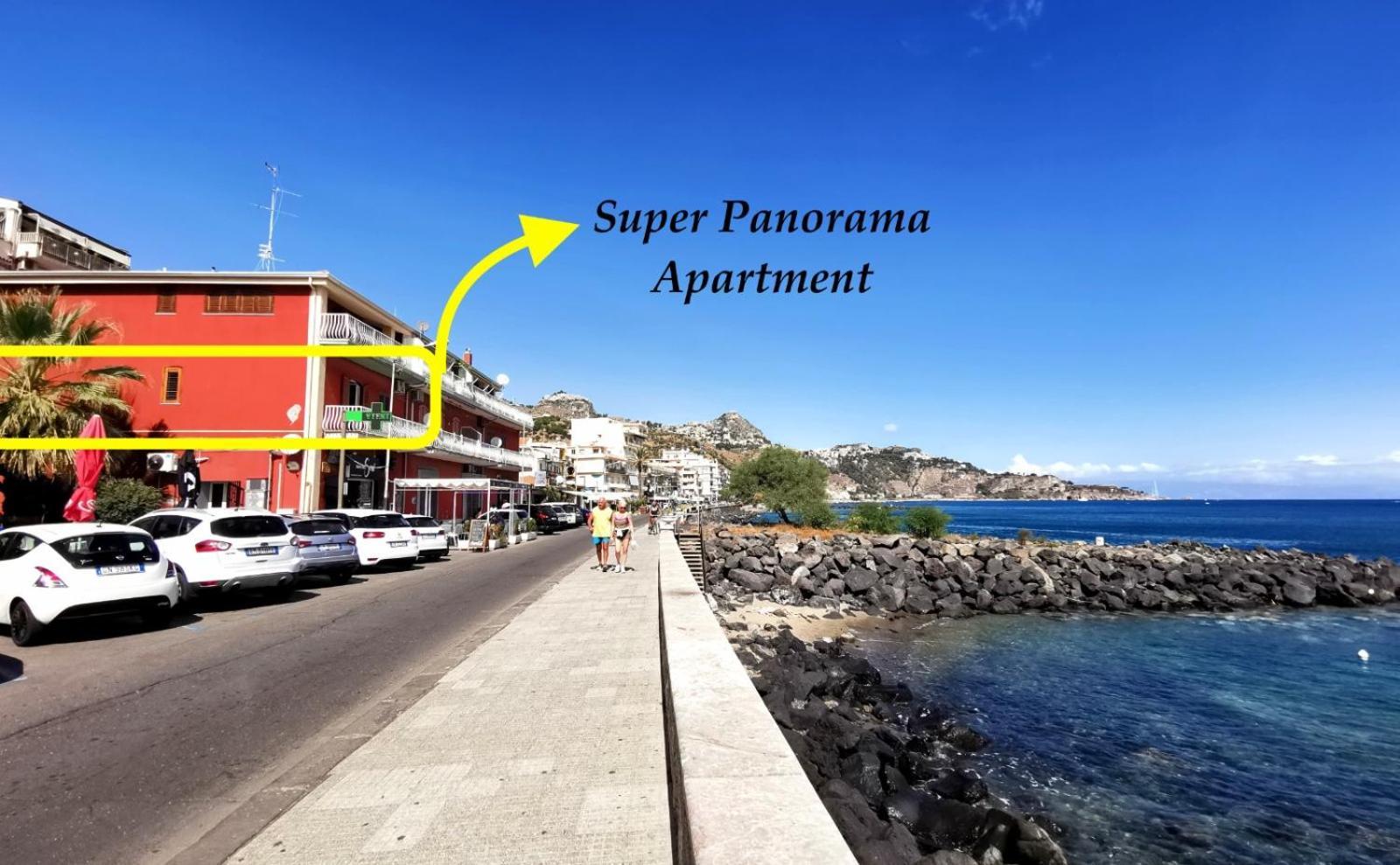 Super Panorama & Astonishing Apartment Seaview Giardini Naxos Esterno foto